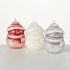 3.25"H Sullivans Jolly Snowman Candle Trio; Multicolored 7 3.25"H Sullivans Jolly Snowman Candle Trio; Multicolored -Home Decoration Series GUEST d5c0343d 9ffd 42fb 8a7c da73cecf9e44