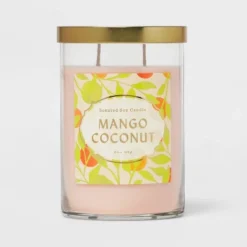 Glass Jar Mango Coconut Candle - Opalhouse™ -Home Decoration Series GUEST d5df7935 c4d2 412c 8399 c3cca94db9a0