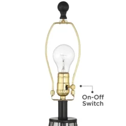 360 Lighting Hudson Rustic Accent Table Lamps 23" High Set Of 2 Bronze Clear Glass USB Charging Port Drum Shade For Bedroom Living Room Bedside Desk 12 360 Lighting Hudson Rustic Accent Table Lamps 23" High Set Of 2 Bronze Clear Glass USB Charging Port Drum Shade For Bedroom Living Room Bedside Desk -Home Decoration Series GUEST d61766ee 407d 45d1 8d32 45f369c4d5b5