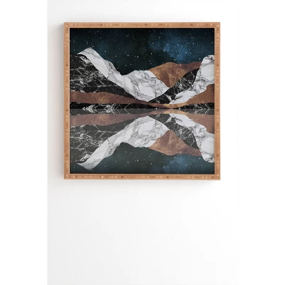 Orara Studio Landscape Mountains Bamboo Framed Wall Art - Deny Designs 6 Orara Studio Landscape Mountains Bamboo Framed Wall Art - Deny Designs - Image 4