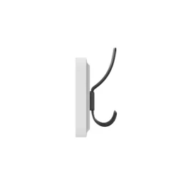 Flash Furniture Daly Wall Mounted 24 Inch Solid White Solid Pine Wood Storage Rack With 5 Hooks For Entryway, Kitchen, Bathroom -Home Decoration Series GUEST d729e2e6 dd63 4e83 9ef6 e8e29e2bccc7