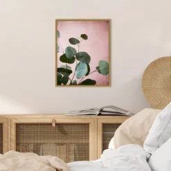 16" X 20" Sage Eucalyptus No.2 By Lupen Grainne Framed Canvas Wall Art - Amanti Art -Home Decoration Series GUEST d880109a 50c8 48f2 94a0 79cc5966e0a4