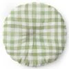 Ninola Design Watercolor Gingham Salad Green Floor Pillow - Deny Desings -Home Decoration Series GUEST d8846d78 8087 42f2 9c71 ff98caeefefc