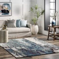 NuLOOM Haydee Glacial Abstract Area Rug