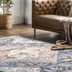 NuLOOM Addison Transitional Faded Medallion Fringe Area Rug -Home Decoration Series GUEST dc5cb20c 370e 4063 93c4 8929c82b1dfa