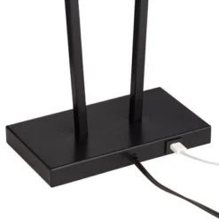 360 Lighting Cole Modern Table Lamps 27" Tall Set Of 2 Black Metal With USB Charging Ports White Rectangular Shade For Bedroom Living Room Bedside -Home Decoration Series GUEST dd8adda7 5e5f 4c5f af1a 90c92a411f27