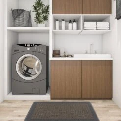 World Rug Gallery Geometric Textline Anti-Fatigue Standing Mat -Home Decoration Series GUEST de35db41 d856 49b7 a0af f41bc9ee0235