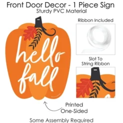 Big Dot Of Happiness Fall Pumpkin - Hanging Porch Halloween Or Thanksgiving Party Outdoor Decorations - Front Door Decor - 1 Piece Sign -Home Decoration Series GUEST df8b243b b396 4ecd b966 621c1724db4e
