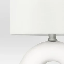 Abstract Ceramic Mini Table Lamp White - Threshold™ -Home Decoration Series GUEST e060b615 0e7d 45e5 a0cf f6597ddf73ee