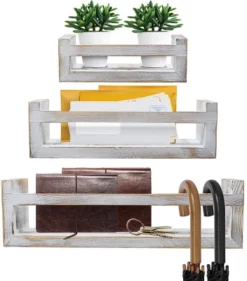 Sorbus Rustic Wooden Floating Shelves Set Of 3 Gray 11 Sorbus Rustic Wooden Floating Shelves Set Of 3 Gray -Home Decoration Series GUEST e096e925 1c1b 4613 bbbe 1189e105c667