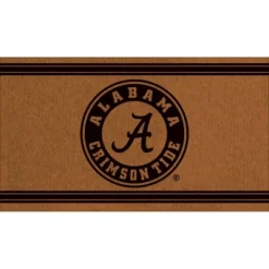 Evergreen University Of Alabama Logo Turf Mat, Brown- 28 X 16 Inches Indoor Outdoor Doormat