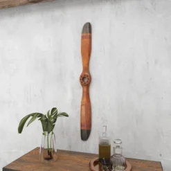 Vintage Reflections Cherry Wood Finish Antique-Style Airplane Propeller (48") - Olivia & May -Home Decoration Series GUEST e16ce36f 678a 4b0e bc11 0b8df72493c3