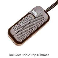 Robert Louis Tiffany Budding Branch Mission Table Lamp 24" High Bronze With Table Top Dimmer Art Glass Square Shade For Bedroom Living Room Bedside -Home Decoration Series GUEST e3f27b5f 3e1e 4fbc 84ab f81610a4cae9