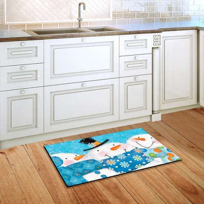 Snow Buds Winter Doormat Snowman Indoor / Outdoor 30" X 18" Briarwood Lane 5 Snow Buds Winter Doormat Snowman Indoor / Outdoor 30" X 18" Briarwood Lane - Image 3