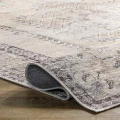 NuLOOM Glenda Machine Washable Faded Medallion Area Rug -Home Decoration Series GUEST e529a737 d6ec 496f 88c3 b01e22e8f5de