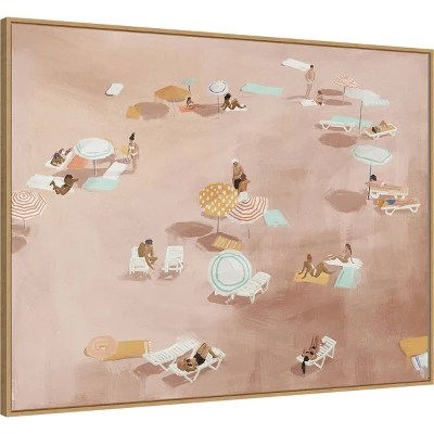 42" X 32" Under The Sun Warm Brown By Urban Road Framed Canvas Wall Art Print - Amanti Art 3 42" X 32" Under The Sun Warm Brown By Urban Road Framed Canvas Wall Art Print - Amanti Art