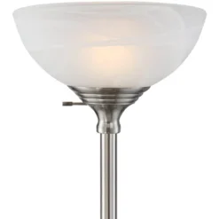 360 Lighting Maddox Modern Torchiere Floor Lamp 71" Tall Satin Nickel Silver Metal Alabaster Glass Shade For Living Room Bedroom Office House Home 12 360 Lighting Maddox Modern Torchiere Floor Lamp 71" Tall Satin Nickel Silver Metal Alabaster Glass Shade For Living Room Bedroom Office House Home -Home Decoration Series GUEST e78fbd3b ed98 4246 81eb 77fbd2318bdd