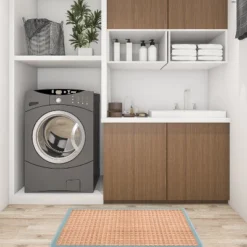 World Rug Gallery Natural Border Anti-Fatigue Standing Mat -Home Decoration Series GUEST e9a8c809 b075 45e4 8952 422840321972