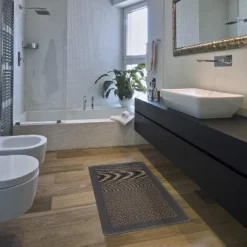 World Rug Gallery Geometric Textline Anti-Fatigue Standing Mat -Home Decoration Series GUEST ead3b4a1 42a9 454c a1ad 45a405635183