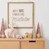Meet Me Under The Mistletoe Hanging Sign Gold/Cream - Wondershop™ -Home Decoration Series GUEST eb983752 746f 4198 ae5a b7b47e21ad2f