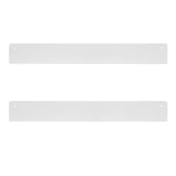 24" X 3" Mezzo Modern Metal Ledge Shelf Set White - Kate & Laurel All Things Decor -Home Decoration Series GUEST ed41e479 3363 425b 9b8b 80126c2fd43f