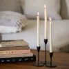 10" Taper Candle White - Stonebriar Collection -Home Decoration Series GUEST ee50c4af f9af 45dd 927e f03fe4316258