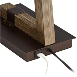 Franklin Iron Works Tribeca Rustic Farmhouse Table Lamp 25" High Metal With USB Charging Port Light Mica Drum Shade For Bedroom Living Room Bedside 14 Franklin Iron Works Tribeca Rustic Farmhouse Table Lamp 25" High Metal With USB Charging Port Light Mica Drum Shade For Bedroom Living Room Bedside -Home Decoration Series GUEST ee917269 1272 4b93 b3ea 8795bb1a77cb