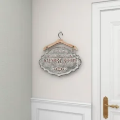 Metal Sign Laundry Room Wall Decor Gray - Olivia & May -Home Decoration Series GUEST efbb46b7 24ca 4b38 8ecc 00ced486bb10