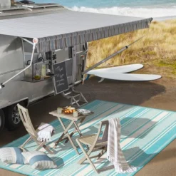 Haynes Modern Double Stripe Indoor/Outdoor Area Rug - JONATHAN Y -Home Decoration Series GUEST efd15ab3 e5b5 4073 a3f6 6b4e5fbd8c75