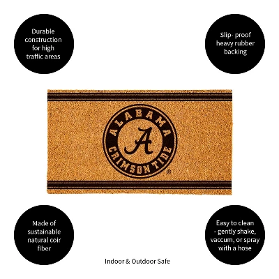 Evergreen University Of Alabama Logo Turf Mat, Brown- 28 X 16 Inches Indoor Outdoor Doormat 5 Evergreen University Of Alabama Logo Turf Mat, Brown- 28 X 16 Inches Indoor Outdoor Doormat - Image 3