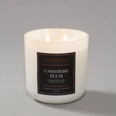 12oz Jar Candle Cashmere Plum - The Collection By Chesapeake Bay Candle 6 12oz Jar Candle Cashmere Plum - The Collection By Chesapeake Bay Candle - Image 4