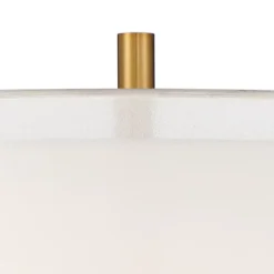 Possini Euro Design Roxie Modern Floor Lamp With Riser 65 1/2" Tall Brass Black Metal Sheer Linen Double Drum Shade For Living Room Bedroom Office