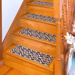 World Rug Gallery Trellis Non-Slip Stair Treads -Home Decoration Series GUEST f3601629 f7f1 4c06 b617 53d78702edee
