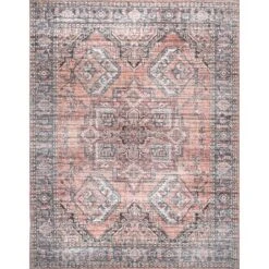 NuLOOM Maple Machine Washable Floral Medallion Area Rug -Home Decoration Series GUEST f52fe81e 9c47 4b0f 868f c93ef70ca566