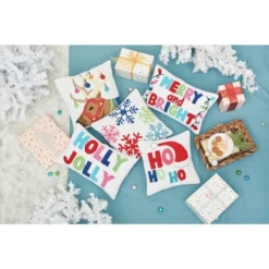 C&F Home Merry And Bright Hooked Christmas Throw Pillow 11 C&F Home Merry And Bright Hooked Christmas Throw Pillow -Home Decoration Series GUEST f81a0ff1 c023 4f12 8632 9ec0c57781fa