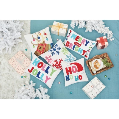 C&F Home Merry And Bright Hooked Christmas Throw Pillow 6 C&F Home Merry And Bright Hooked Christmas Throw Pillow - Image 4