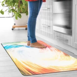 World Rug Gallery Contemporary Waves Anti-Fatigue Standing Mat -Home Decoration Series GUEST f8223424 c362 4fee 856d b91f7738af50