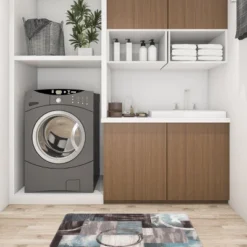 World Rug Gallery Contemporary Abstract Circles Anti Fatigue Standing Mat -Home Decoration Series GUEST fa5107ff 08b8 4499 8353 9654f63a9ecb