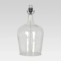Artisan Glass Jug Large Lamp Base Clear - Threshold -Home Decoration Series GUEST fa8c3f0d 9a77 43c5 bcf0 fa3029cfdd77