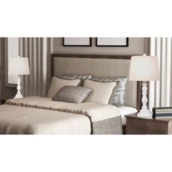 (Set Of 2) 23.5" Resin Buffet Lamps White - Cal Lighting