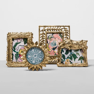 4" X 4" Cast Sunburst Frame Gold - Opalhouse™ 5 4" X 4" Cast Sunburst Frame Gold - Opalhouse™ - Image 3