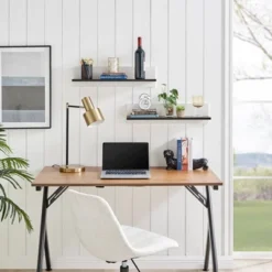 23.62" Set Of 2 Repose Display Photo Ledge Shelves - Danya B. -Home Decoration Series GUEST fd38cf5b 934c 485f 9302 f6519ca7e8d6