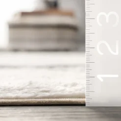 Lauren Liess X RugsUSA - Striped Wool Machine Washable Area Rug -Home Decoration Series GUEST ff960721 584a 444f 92b4 f12b9778bba9